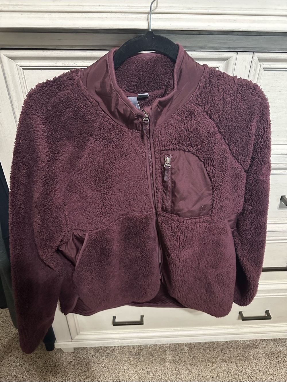 Sweaty Betty Pennine Fleece Zip Jacket Size XL
